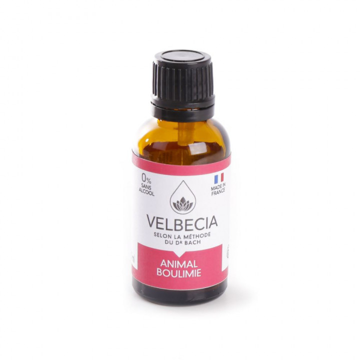 Fleurs de Bach pour animaux Velbecia Animal Boulimie